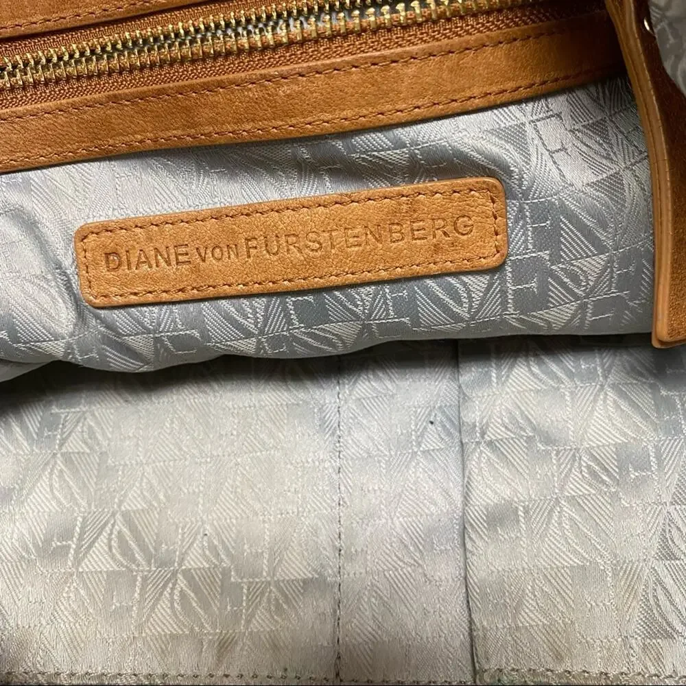 Diane von Furstenberg DVF Slouch Leather Hobo Bag